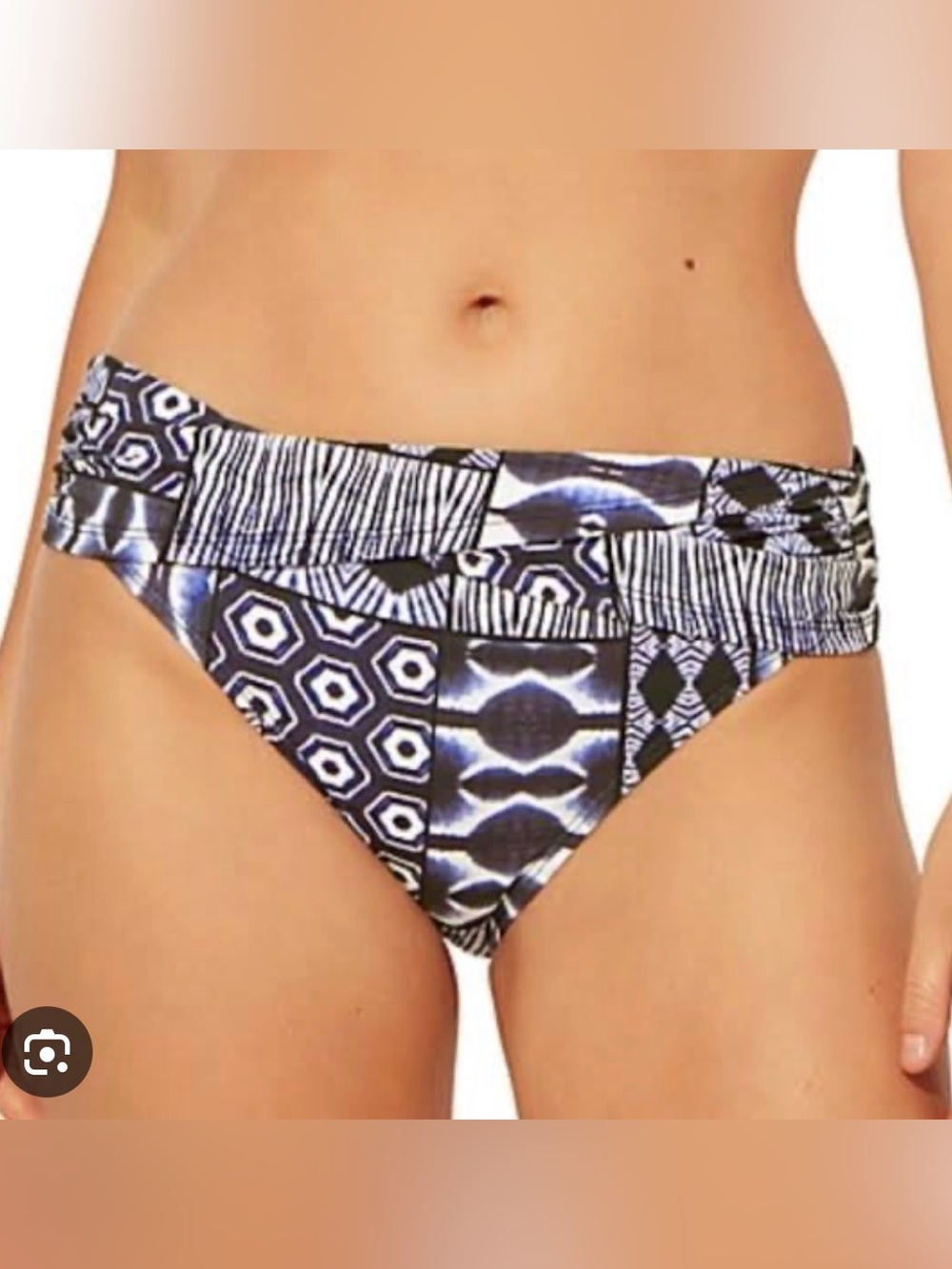 BLEU by Rod Beattie Island Time Sarong Hipster Bottoms